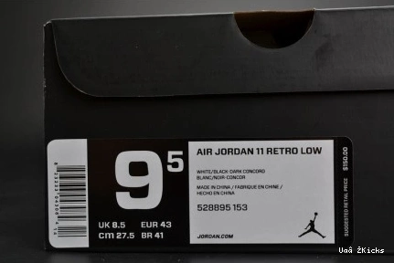 Breathable 712 Concord 528895-153 Retro Low 11 Jordan 0830
